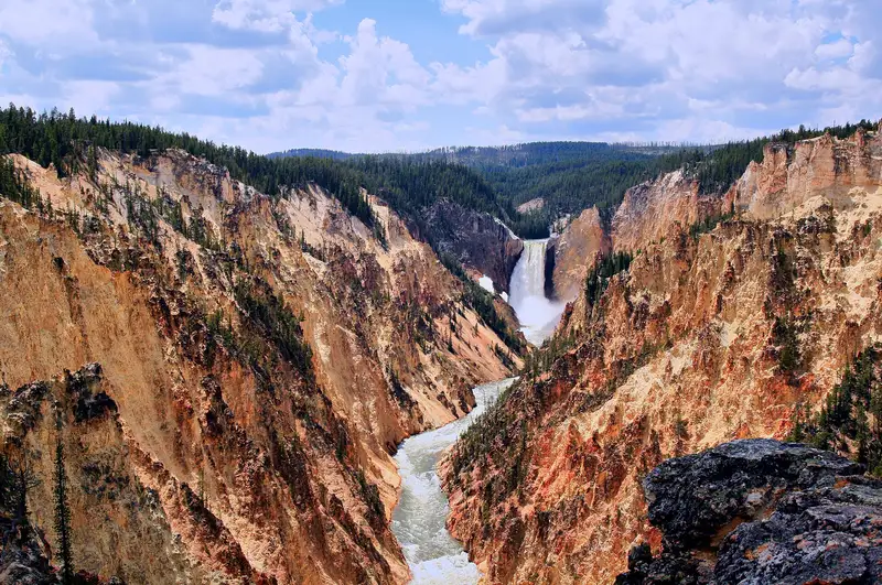 "Grand Canyon of the Yellowstone" by Thomas Moran